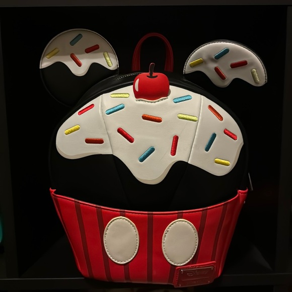 Loungefly Handbags - Loungefly Mickey Mouse Cupcake Backpack